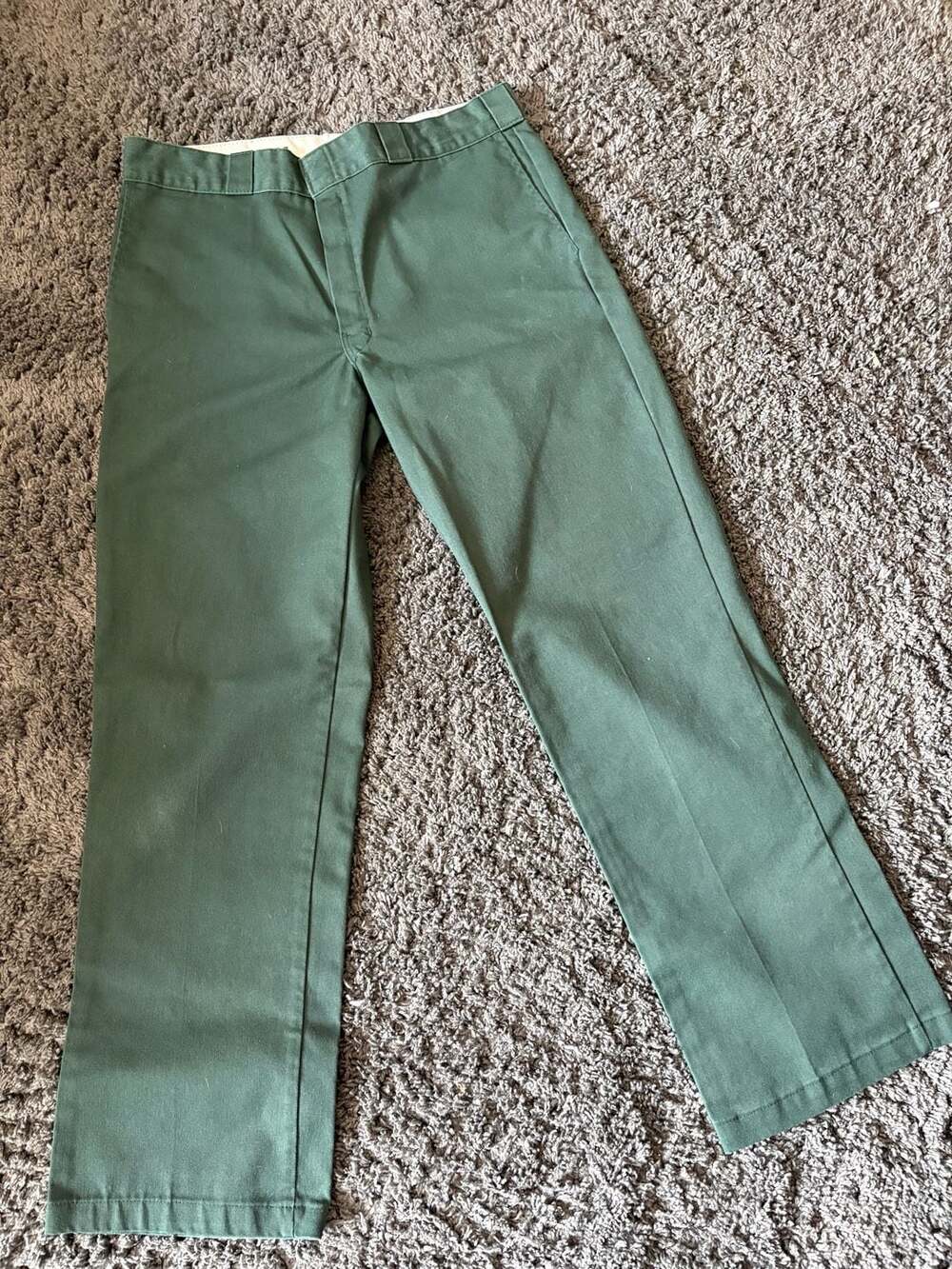 Dickies 874 Original Fit Work Pants in Olive Green (Size 36x32)